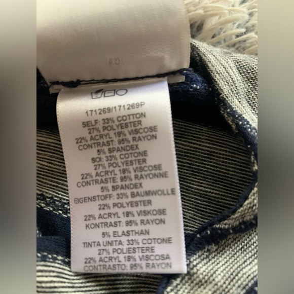 NWOT Left Coast by Dolan Black and Gray Striped Mini Dress - Picture 7 of 8